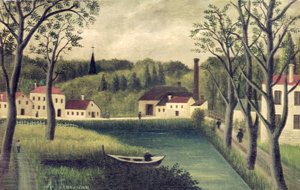 Paisaje con un Pescador, después de 1886